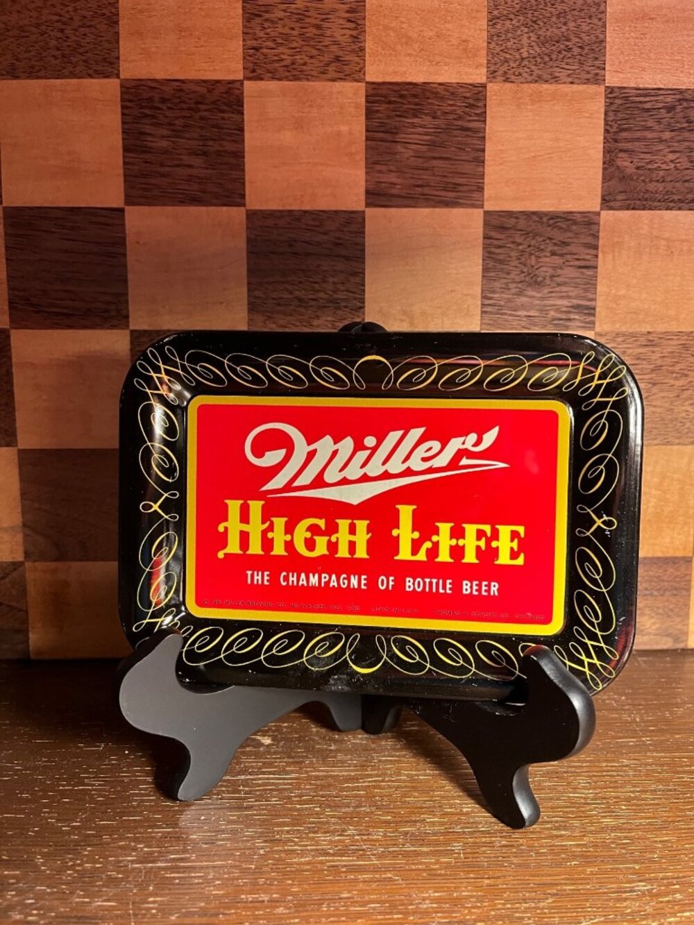 1952 Miller Beer Metal Tip Tray A949